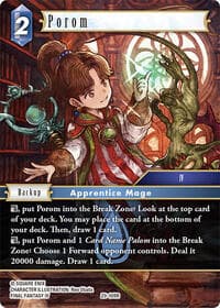 Porom - Blissful Eternity - Final Fantasy TCG card