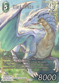 Wind Drake (Full Art) - Blissful Eternity - Final Fantasy TCG card