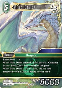Wind Drake - Blissful Eternity - Final Fantasy TCG card