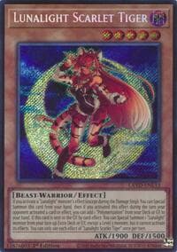 Lunalight Scarlet Tiger (Secret Rare) - Legendary Arc-V Decks - YuGiOh card