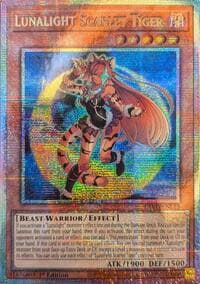 Lunalight Scarlet Tiger (Starlight Rare) - Legendary Arc-V Decks - YuGiOh card