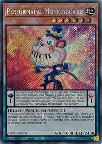 Performapal Monkeyboard (Secret Rare) - Legendary Arc-V Decks - YuGiOh card