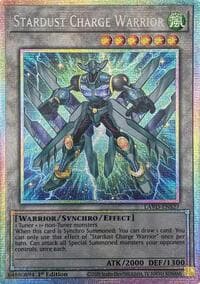 Stardust Charge Warrior (Starlight Rare) - Legendary Arc-V Decks - YuGiOh card