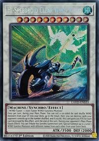 Hi-Speedroid Clear Wing Rider (Secret Rare) - Legendary Arc-V Decks - YuGiOh card