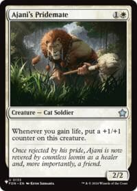 Ajani's Pridemate (FDN) - The List Reprints - Magic: The Gathering card