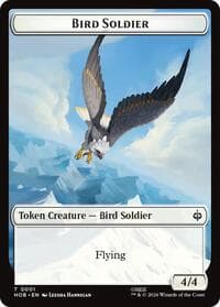 Bird Soldier // Axe Double-Sided Token - The Hobbit - Magic: The Gathering card