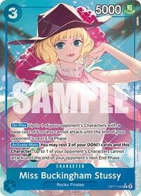 Miss Buckingham Stussy (Alternate Art) - The World's Strongest Warriors - One Piece Card Game card