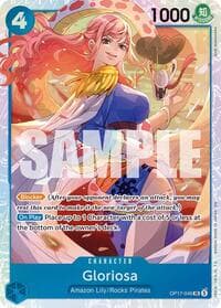 Gloriosa - The World's Strongest Warriors - One Piece Card Game card