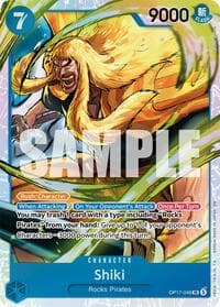 Shiki (048) - The World's Strongest Warriors - One Piece Card Game card