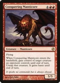 Conquering Manticore - Duel Decks: Heroes vs. Monsters - Magic: The Gathering card