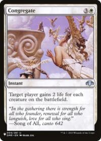 Congregate (DMR) - The List Reprints - Magic: The Gathering card
