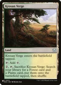 Krosan Verge (MOC) - The List Reprints - Magic: The Gathering card