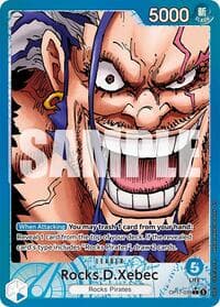 Rocks.D.Xebec (039) (Alternate Art) - The World's Strongest Warriors - One Piece Card Game card
