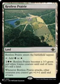 Restless Prairie - The List Reprints - Magic: The Gathering card