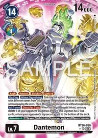 Dantemon (Alternate Art) - Timeless Bonds - Digimon Card Game card