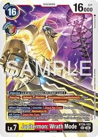 Jupitermon: Wrath Mode - Timeless Bonds - Digimon Card Game card