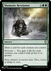 Shamanic Revelation (BLC) - The List Reprints - Magic: The Gathering card