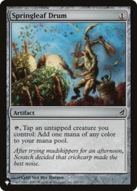 Springleaf Drum - The List Reprints - Magic: The Gathering card