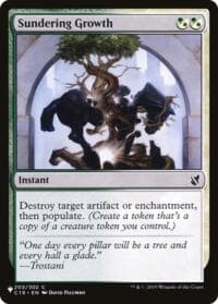 Sundering Growth - The List Reprints - Magic: The Gathering card