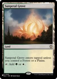 Sunpetal Grove (BLC) - The List Reprints - Magic: The Gathering card