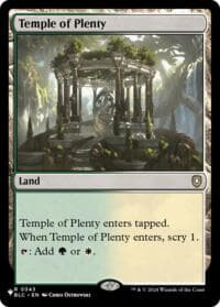 Temple of Plenty - The List Reprints - Magic: The Gathering card