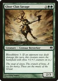 Ghor-Clan Savage - Duel Decks: Heroes vs. Monsters - Magic: The Gathering card