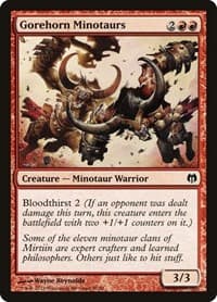 Gorehorn Minotaurs - Duel Decks: Heroes vs. Monsters - Magic: The Gathering card