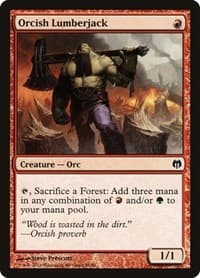 Orcish Lumberjack - Duel Decks: Heroes vs. Monsters - Magic: The Gathering card