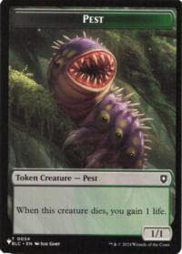Pest // Angel Double-Sided Token - The List Reprints - Magic: The Gathering card