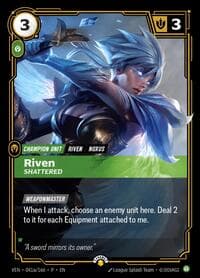 Riven, Shattered - Riftbound Promotional Cards - Riftbound: League of Legends Trading Card Game card