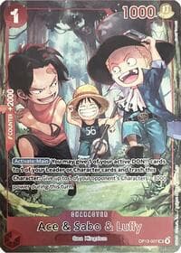 Ace & Sabo & Luffy (English Version 3rd Anniversary Set) - One Piece Promotion Cards - One Piece Card Game card