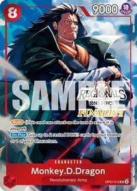Monkey.D.Dragon (Regionals Finalist Card Set 26-27 Vol.2) - One Piece Promotion Cards - One Piece Card Game card