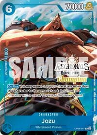 Jozu (Regionals Champion Card Set 26-27 Vol.2) - One Piece Promotion Cards - One Piece Card Game card