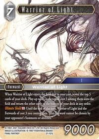 Warrior of Light - Blissful Eternity - Final Fantasy TCG card