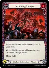 Beckoning Hunger - JDG088 - Flesh and Blood: Promo Cards - Flesh and Blood TCG card