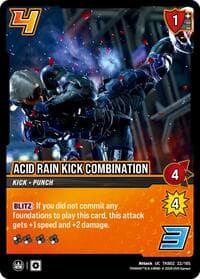 Acid Rain Kick Combination - TEKKEN 8 - UniVersus card