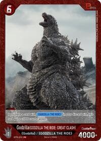 Godzilla (GODZILLA THE RIDE: GREAT CLASH) (EPR-015) - Promo Cards - Godzilla Card Game card