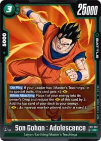 Son Gohan : Adolescence - FB11-067 - Brightness of Hope - Dragon Ball Super: Fusion World card