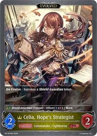 Celia, Hope's Strategist //Celia, Despair's Messenger - Shadowverse: Evolve Promo Cards - Shadowverse: Evolve card