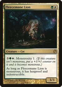 Fleecemane Lion - Theros - Magic: The Gathering card