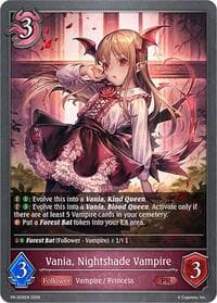 Vania, Nightshade Vampire - Shadowverse: Evolve Promo Cards - Shadowverse: Evolve card