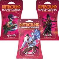 Vendetta - Sleeved Booster Pack Art Bundle [Set of 3] - Vendetta - Riftbound: League of Legends Trading Card Game card