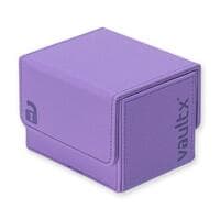 Vault X Exo-Tec Sideloading Deck Box 100+ - Just Purple - Vault X Deck Boxes - Deck Boxes card