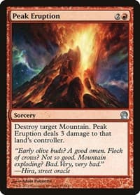 Peak Eruption - Theros - Magic: The Gathering card