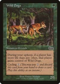 Wild Dogs - Urza's Saga - Magic: The Gathering card