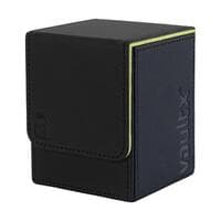 Vault X Exo-Tec Toploading Deck Box 80+ - Black/Green - Vault X Deck Boxes - Deck Boxes card
