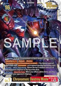 Chronomon: Destroy Mode - Timeless Bonds - Digimon Card Game card