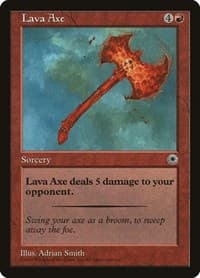 Lava Axe - Portal - Magic: The Gathering card