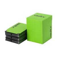 Vault X Large Deck Box 100+ With 150 Sleeves - Green - Vault X Card Sleeves - Card Sleeves card