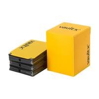 Vault X Large Deck Box 100+ With 150 Sleeves - Yellow - Vault X Card Sleeves - Card Sleeves card